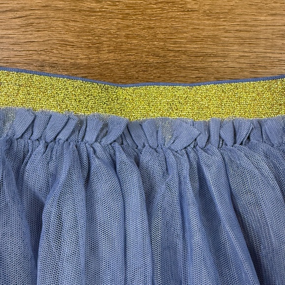 Mini Boden Applique Tulle Twirl Skirt Woodland Animals Blue 6-7 Y Fall School - Picture 7 of 12